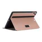 Funda folio Targus Click-In de 10.5 pulgadas en color oro rosa, diseñada para proteger tablets. SKU THZ85008GL