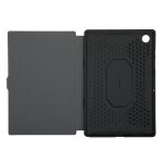 Funda para tablet negra marca Targus de 10.5 pulgadas con soporte ajustable. SKU: THZ919GL