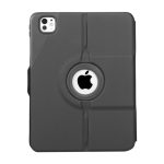 Vista frontal de la funda Targus VersaVu para tablet con teclado Bluetooth en español, color negro. SKU: THZ988ES