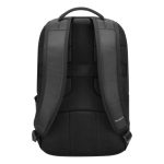 Imagen de la mochila Targus TSB911GL pensada para portátiles de hasta 40,6 cm (16 pulgadas) en colores negro y gris. SKU: TSB911GL