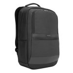 Imagen de la mochila Targus TSB911GL pensada para portátiles de hasta 40,6 cm (16 pulgadas) en colores negro y gris. SKU: TSB911GL