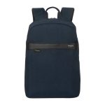 Mochila Targus EcoSmart para viajes, color marina, hecha de materiales reciclados. SKU: TSB96002GL.