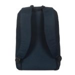 Mochila Targus EcoSmart para viajes, color marina, hecha de materiales reciclados. SKU: TSB96002GL.