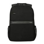 Mochila negra Targus GeoLite de 40,6 cm (16 pulgadas) con compartimentos para portátil. SKU TSB962GL.