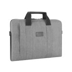 Maletín para portátil Targus Elegante gris con diseño Smart City, modelo TSS59404EU. Perfecto para llevar tu computadora de forma segura.