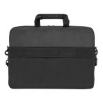 Maletín Targus City Gear de 14 pulgadas en color negro, modelo TSS866GL, con compartimentos organizadores para portátil y accesorios.