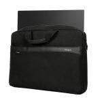 Funda para portátil Targus GeoLite de 16 pulgadas en color negro, SKU TSS984GL, ideal para proteger tu computadora en movimiento.