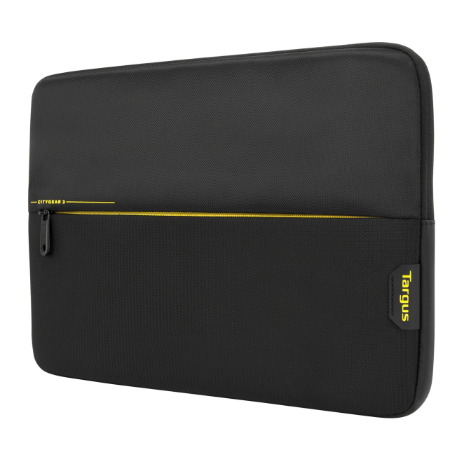 Targus CityGear 3 39,6 cm (15.6″) Funda Negro, Amarillo 2 Targus CityGear 3 funda diseñada para protección superior