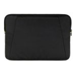 Funda para portátil Targus CityGear 3 de 15.6 pulgadas en color negro y amarillo. SKU: TSS994GL. Protege y transporta tu dispositivo con estilo.