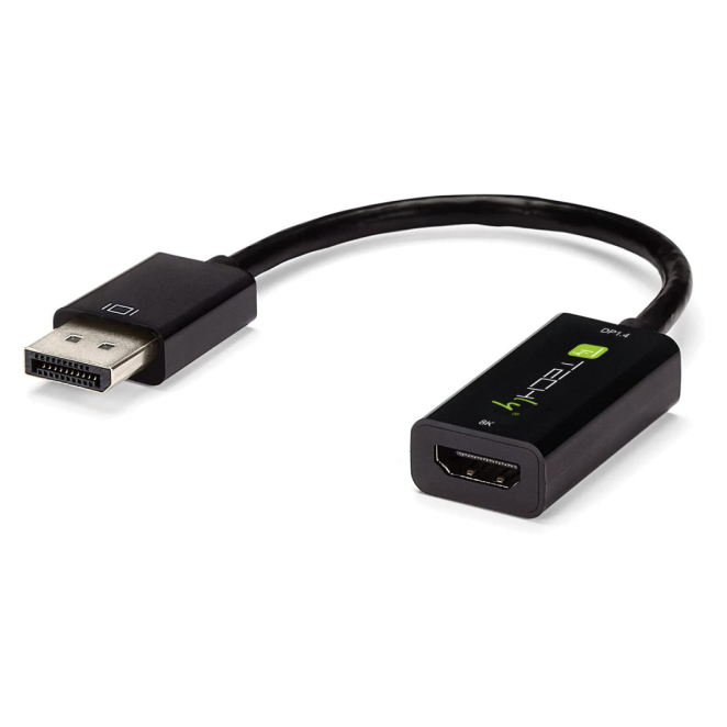 Techly adaptador de cable de vídeo DisplayPort a HDMI 8K Techly IADAP DP-HDMIF8K adaptador de cable de vídeo de 0,2 m con DisplayPort a HDMI tipo A (Estándar) en color negro, SKU: IADAP DP-HDMIF8K