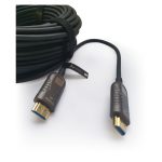 Techly ICOC HDMI-HY2-050, cable HDMI de 50 metros, color negro, con conector HDMI tipo A estándar. SKU: ICOC HDMI-HY2-050