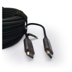Techly ICOC HDMI-HY2-050, cable HDMI de 50 metros, color negro, con conector HDMI tipo A estándar. SKU: ICOC HDMI-HY2-050