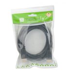Cable Techly ICOC HDMI2-4-090, HDMI de 9 metros, con conector tipo A estándar en color negro. SKU: ICOC HDMI2-4-090