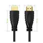 Cable Techly ICOC HDMI2-4-090, HDMI de 9 metros, con conector tipo A estándar en color negro. SKU: ICOC HDMI2-4-090