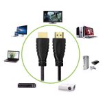 Cable Techly ICOC HDMI2-4-090, HDMI de 9 metros, con conector tipo A estándar en color negro. SKU: ICOC HDMI2-4-090