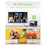 Cable Techly ICOC MUSB40-CMCM08, USB4 Gen 3x2, longitud 0.8 metros, conectores USB-C, color negro, SKU ICOC MUSB40-CMCM08