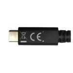 Cable Techly ICOC MUSB40-CMCM08, USB4 Gen 3x2, longitud 0.8 metros, conectores USB-C, color negro, SKU ICOC MUSB40-CMCM08