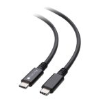 Cable Techly ICOC MUSB40-CMCM08, USB4 Gen 3x2, longitud 0.8 metros, conectores USB-C, color negro, SKU ICOC MUSB40-CMCM08