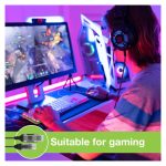 Cable de red Techly ICOC U3A-RJ45-010 Cat6 F/UTP de 1 metro en colores negro y plata, ideal para conexiones de alta velocidad