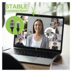 Techly ICOC U3C-RJ45-010 cable de red de 1 metro Cat6 F/UTP FTP en color plata y negro