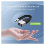 Cable de red Techly ICOC USBC-RJ45 de 0,144 m en color negro. SKU ICOC USBC-RJ45