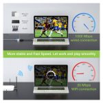 Cable de red Techly ICOC USBC-RJ45 de 0,144 m en color negro. SKU ICOC USBC-RJ45