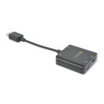 Adaptador de cable Techly IDATA HDMI-VGA8, conecta dispositivos HDMI a pantallas VGA, color negro, SKU IDATA HDMI-VGA8