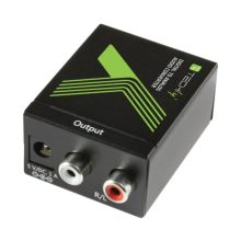 Techly IDATA SPDIF-3 cambiador de género para cable Multiconnection RCA en color negro, ideal para conexiones de audio y video