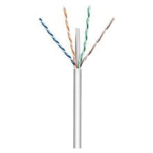 Techly ITP-C6A-RIS305UGT cable de red gris de 305 metros, categoría Cat6a de tipo U/UTP, ideal para conexiones estables y rápidas.