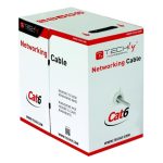 Techly ITP-C6U-RI cable de red Gris de 305 metros categoría 6 con especificaciones U/UTP (UTP)