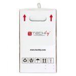 Techly ITP6-CCA-305-GY cable de red gris de 305 metros Cat6 U/UTP sin blindaje