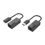 Techly cambiador de género para cable RJ-45 USB 2.0 Type-A en color negro, SKU IUSB-EXTENDTY2