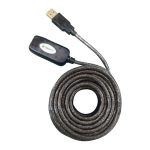 Cable USB 2.0 Techly IUSB-REP10TY de 10 metros en color negro