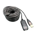 Cable USB 2.0 Techly IUSB-REP10TY de 10 metros en color negro