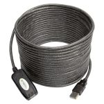 Cable USB 2.0 Techly IUSB-REP10TY de 10 metros en color negro