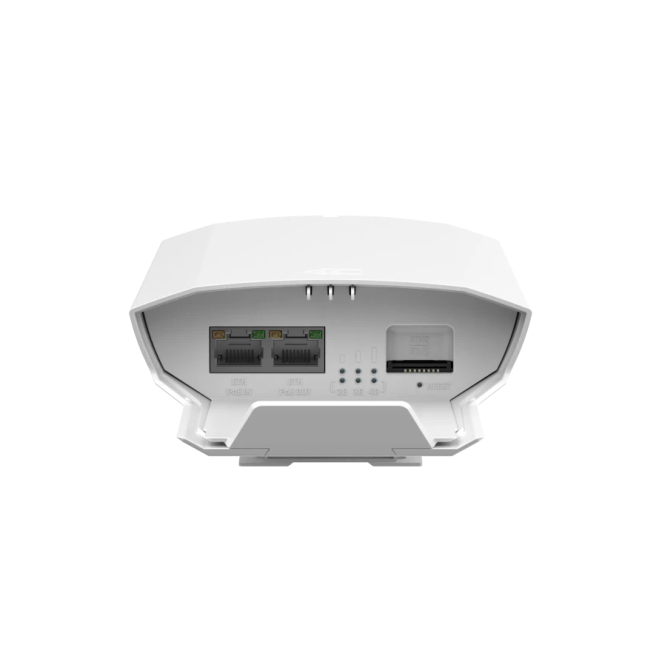 Teltonika Router Gigabit Ethernet Blanco con alta velocidad Imagen del Teltonika OTD140, un router de alta velocidad con Gigabit Ethernet, en color blanco. SKU: OTD140000000