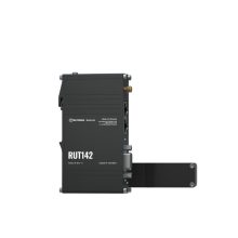 Enrutador industrial Teltonika RUT142 con WiFi 4, puertos RS232 y 2x RJ45 100Mb/s, SKU RUT142000000