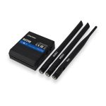 Router Teltonika RUT240, inalámbrico, Ethernet rápido, banda única 2.4 GHz, color negro. SKU: RUT24007E000