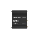 Router Teltonika RUTM10 con conectividad Gigabit Ethernet de doble banda (2,4 GHz y 5 GHz) en color negro, SKU RUTM10000000