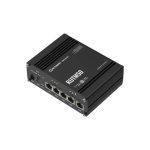 Router inalámbrico Teltonika RUTM50, Gigabit Ethernet, compatible con doble banda (2,4 GHz / 5 GHz), tecnología 5G, color negro, SKU RUTM50000000