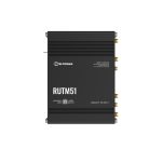 Teltonika RUTM51, router industrial 5G con doble banda (2.4 GHz / 5 GHz), Gigabit Ethernet, color negro. SKU: RUTM51100000