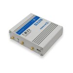 Router inalámbrico Teltonika RUTX10 de doble banda 2.4 GHz y 5 GHz, gigabit ethernet, en color gris. SKU: RUTX10000000