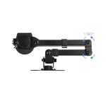 Soporte de mesa giratorio e inclinable TooQ para pantalla de 13 a 32 pulgadas, un brazo, carga máxima 8 kg, color negro. SKU: DB1032TN-B