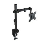 Soporte de mesa giratorio e inclinable TooQ para pantalla de 13 a 32 pulgadas, un brazo, carga máxima 8 kg, color negro. SKU: DB1032TN-B