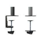 Soporte de mesa giratorio e inclinable TooQ para pantalla de 13 a 32 pulgadas, un brazo, carga máxima 8 kg, color negro. SKU: DB1032TN-B