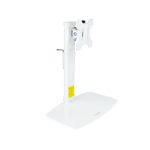 Soporte para monitor de escritorio, marca TooQ, compatible con monitores de 27 pulgadas, color blanco. SKU: DB1127TN-W