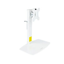 Soporte para monitor de escritorio, marca TooQ, compatible con monitores de 27 pulgadas, color blanco. SKU: DB1127TN-W