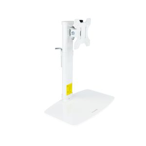 Soporte para monitor de escritorio, marca TooQ, compatible con monitores de 27 pulgadas, color blanco. SKU: DB1127TN-W