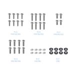 Soporte de mesa giratorio e inclinable TooQ para dos pantallas de 13 a 32 pulgadas, color negro. SKU: DB1232TN-B