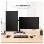 Soporte para monitor de la marca TooQ, color negro, adecuado para pantallas de hasta 81,3 cm (32 pulgadas), SKU DB1702TN-B